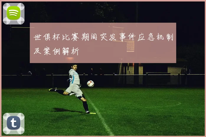 世俱杯比赛期间突发事件应急机制及案例解析
